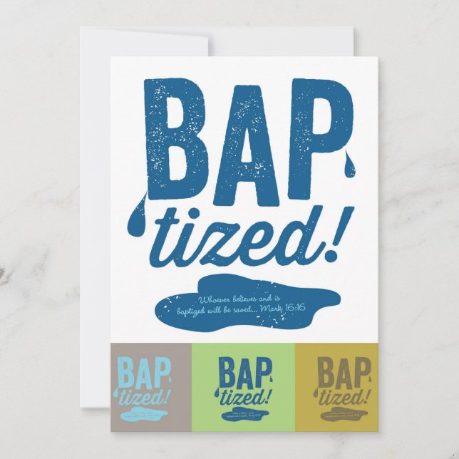 Batizado! Convites (Frente)