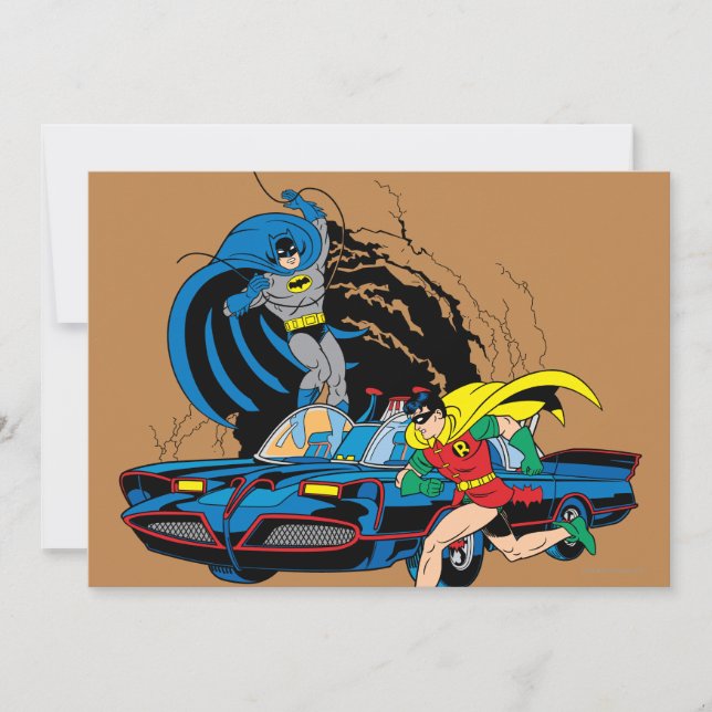 Batman E Robin Em Batcaverna (Frente)