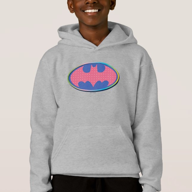 Batman | Logotipo de Bolinhas rosa (Frente)