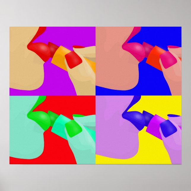 Batom - poster de pop (Frente)