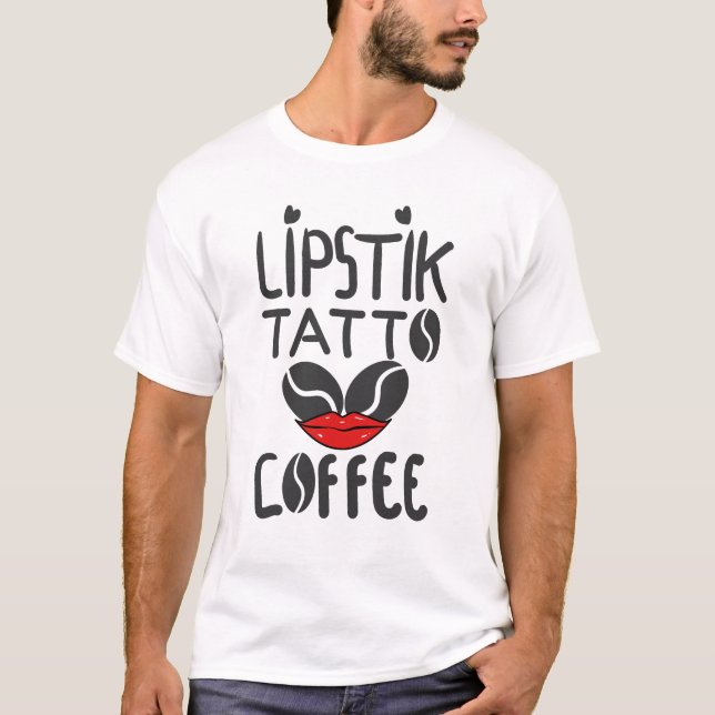 Batom Tatuagens e Café - Camisas Cuecas - Batom (Frente)