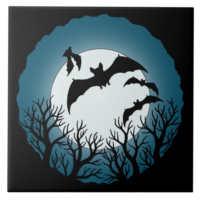 Bats and Trees Against the Moon (Frente)