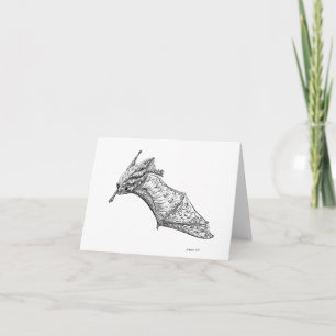 Bats do rico: Cartão de estiramento da asa M. luci