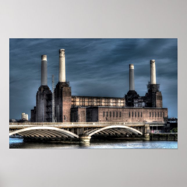 Battersea London Landscape Poster (Frente)