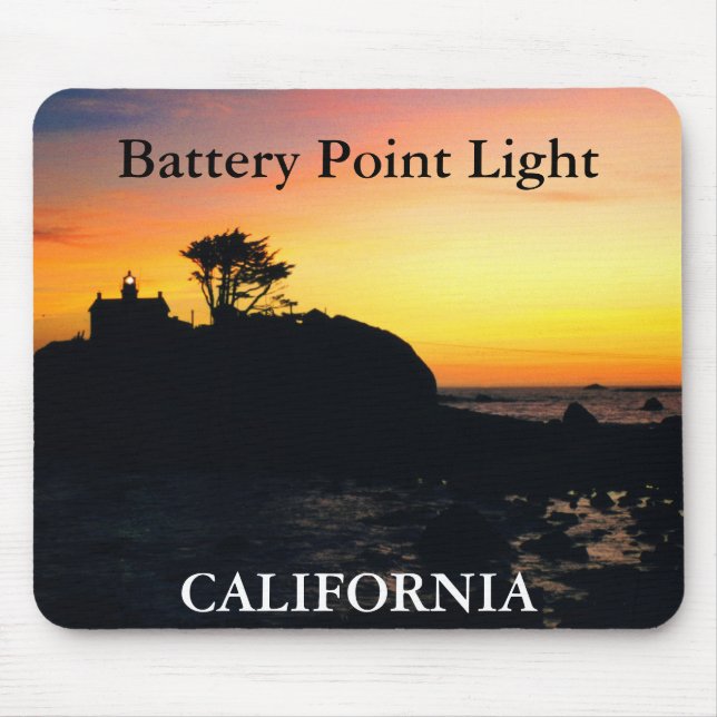 Battery Point Light, California Mousepad 2 (Frente)