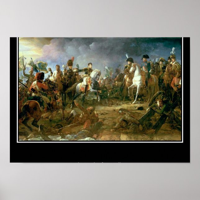 Battle of Austerlitz Vintage Poster (Frente)