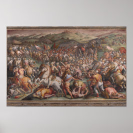 Battle of Marciano by Vasari - Poster