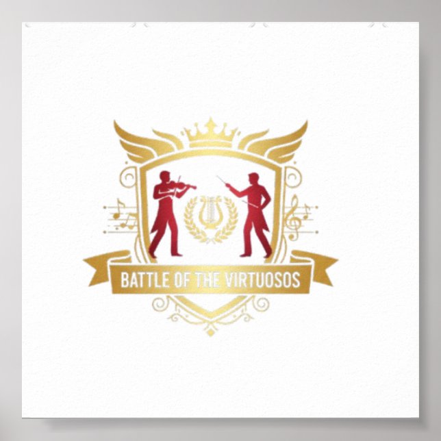 Battle of the Virtuosos Poster (Frente)