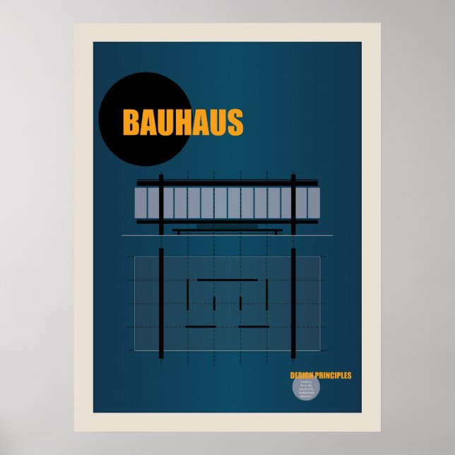Bauhaus 1923 | Poster de Design (Frente)