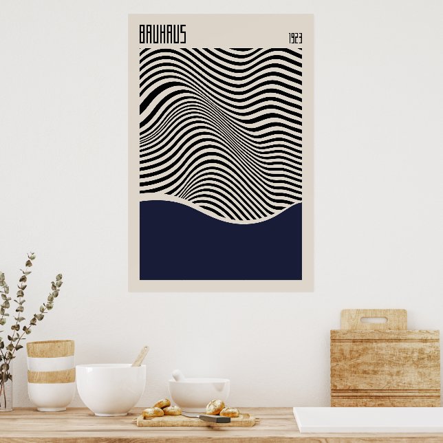 Bauhaus 1923 | Poster de Design | Zazzle Brasil