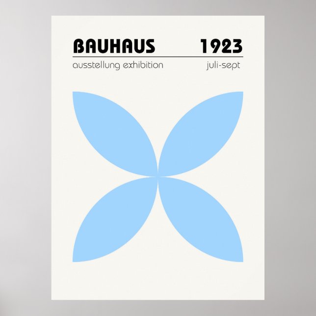 Bauhaus Exhibition Poster 1923 (Frente)