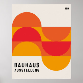 Bauhaus Poster, exposição Bauhaus 1919 B19 Poster