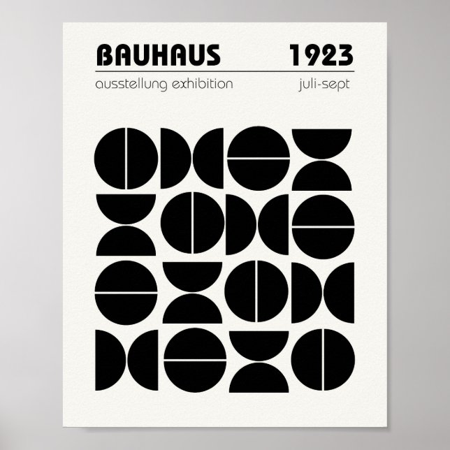 Bauhaus Poster Wall Art (Frente)