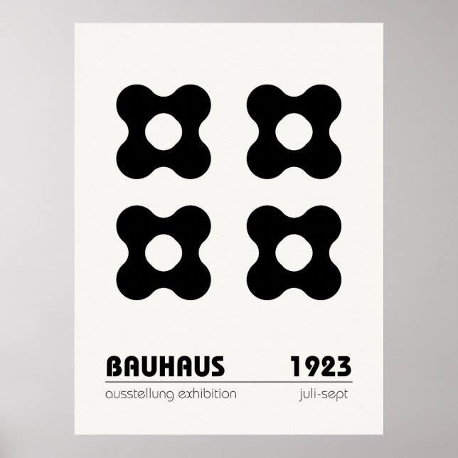 Bauhaus Poster Wall Art (Frente)