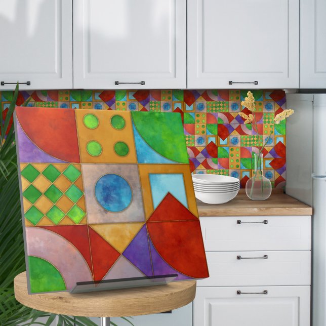 Bauhaus Watercolor abstrato N4 (Criador carregado)