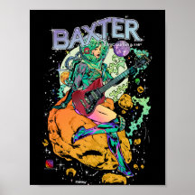 Baxter Cosmonaut Poster de 8''x 12''