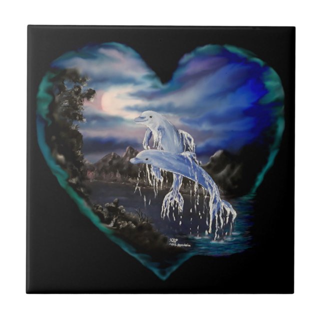 Bay at Night, Dolphin Love (Frente)