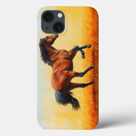Bay Horse Galloping