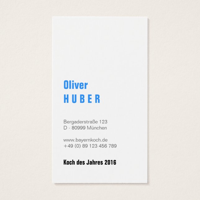 Bayerisches Blau (Verso)