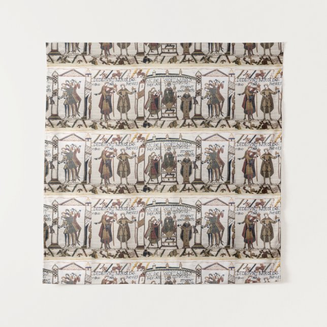 Bayeux Tapeçaria - Rei Harold Coronation (Frente)