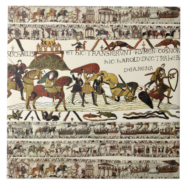 BAYEUX TAPESTRY William no Mont Santo-Michel (Frente)