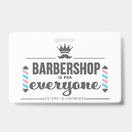 BBS é para todos - crachá