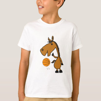 BC- cavalo que joga a camisa do basquetebol