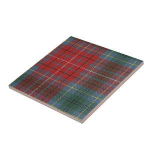 BC impressão do Tartan no azulejo