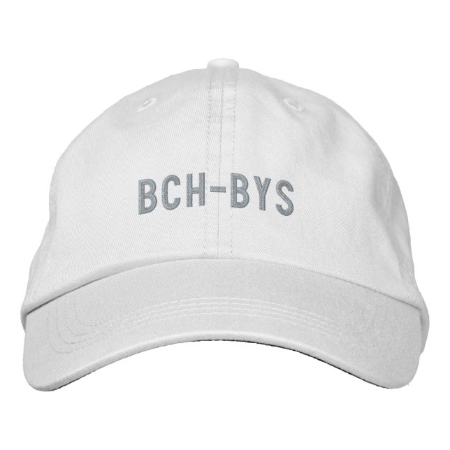 BCH - boné BYS (branco com rosa) (Frente)