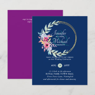 BDGET Flowers Convites de Casamento