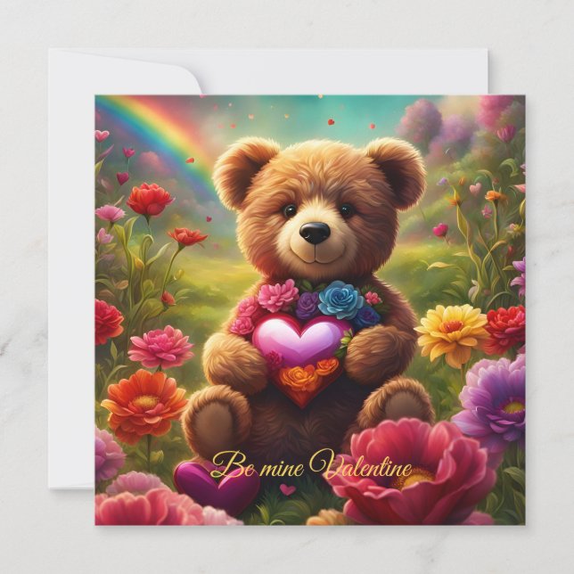 Be mine Valentine Teddy 1 (Frente)