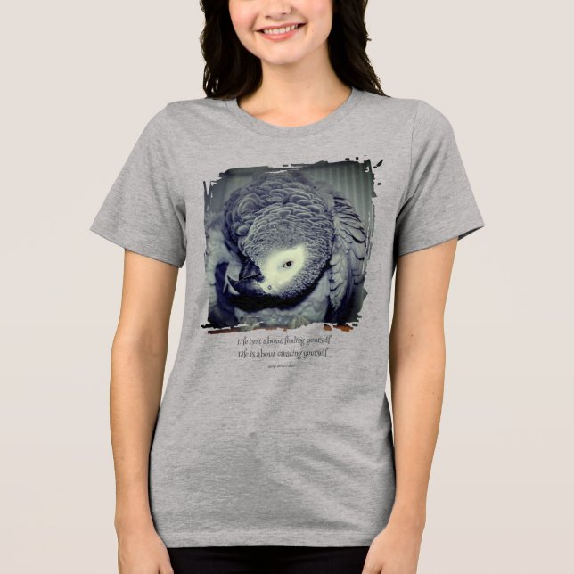 Be Yourself Cute Parrot Quote Inspirational  (Frente)