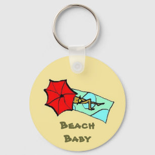 Beach Baby - chaveiro