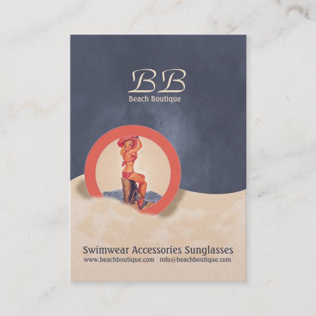 Beach Boutique - Cartão de visita (Frente)