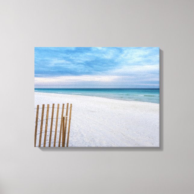 Beach Fence Morning Destin Canvas na Flórida (Frente)
