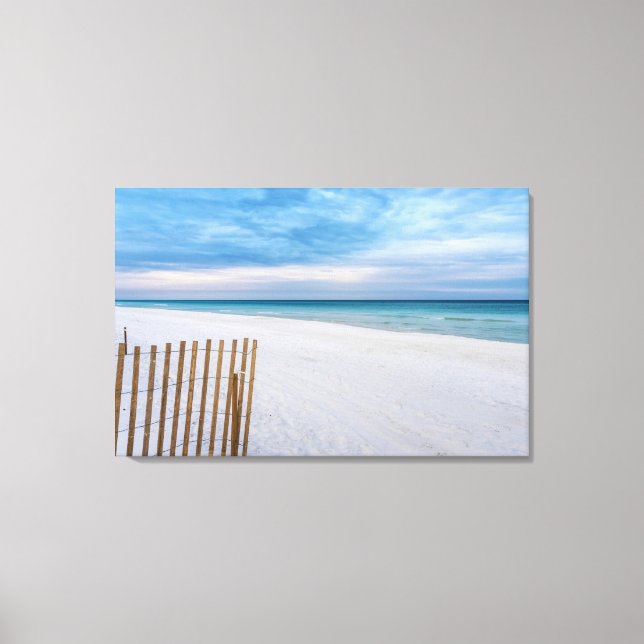 Beach Fence Morning Destin Canvas na Flórida (Frente)