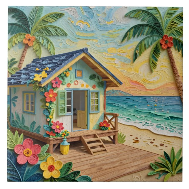 Beach Home Oceanic Coastal Art (Frente)