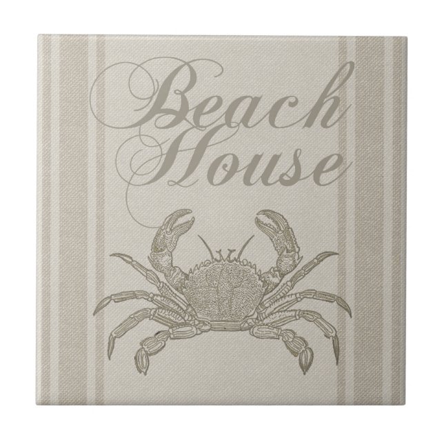 Beach House Carab Seashore Coastal Vintage (Frente)