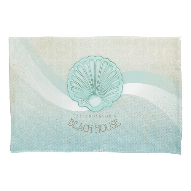 Beach House Clam Shell Aqua Blue ID623 (Frente)