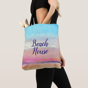 Beach House Pastel Sunset Bolsa