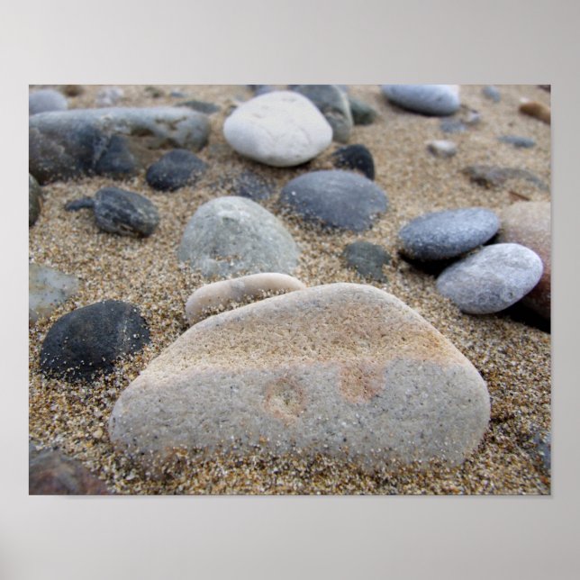 Beach Pebbles Poster Impressão (Frente)