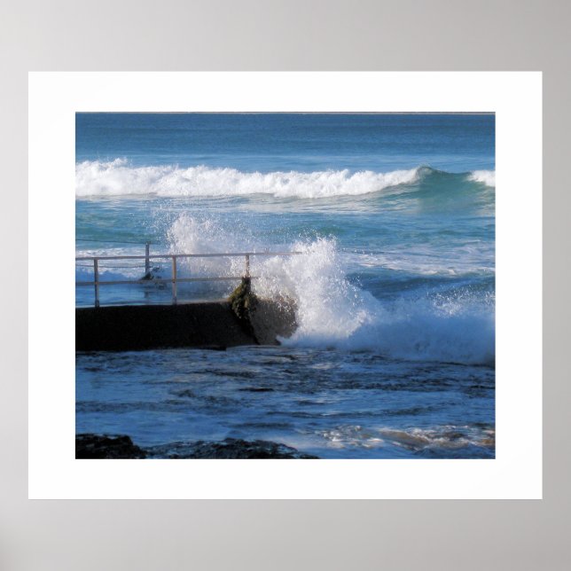 Beach Photography Fine Art Poster Print (Frente)