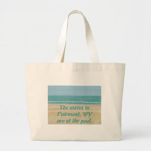 Beach Sand Ocean Fairmont WV Bolsas de canvas