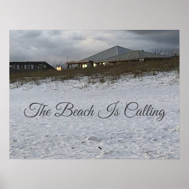 Beach Sand Poster (Frente)