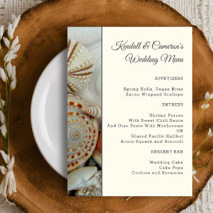 Beach Shells Ecru Wedding Modelo