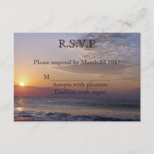 Beach Sunrise RSVP