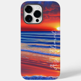 Beach Sunset com nome personalizado
