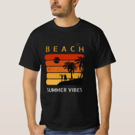 Beach Sunset Vibes | Camisa Tropical de Verão
