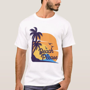 Beach Sunset Vibes   Camisa Tropical de Verão