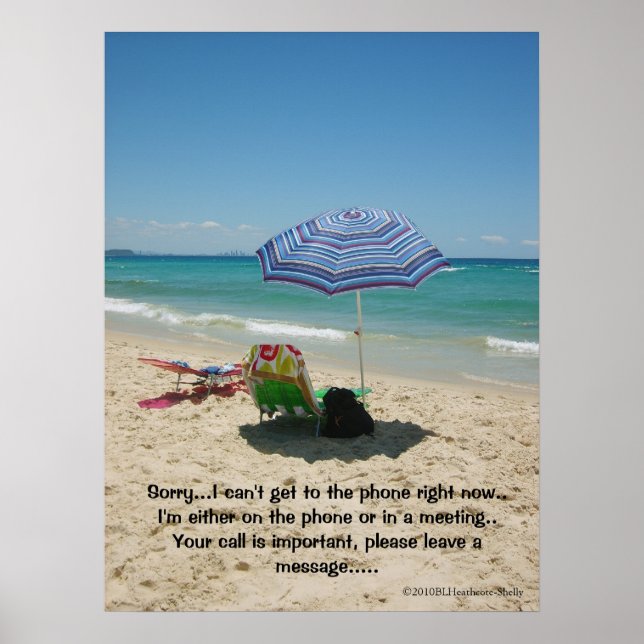 Beach Umberella poster (Frente)